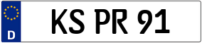 Truck License Plate